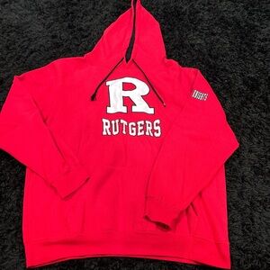 Colosseum Red and Black Hoodie